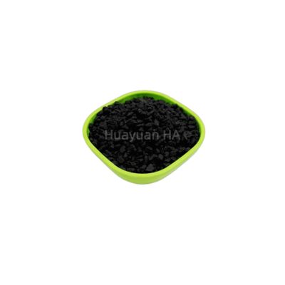 Black Granular Potassium Humate Granules Soluble in Water with 5-6mm Particle Size for Nutritional Supplement