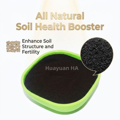 Organic Humic Acid Granular Fertilizer 40-70% Reduces Soil Acidification for Rice Paddy Farming