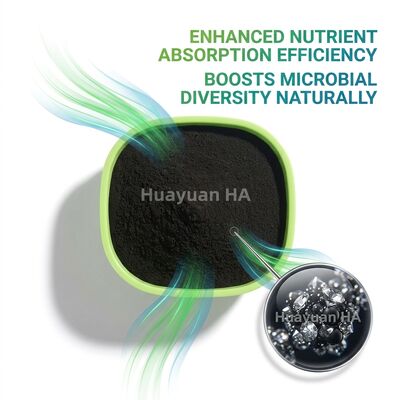 100% Organic Humic Acid Powder Reduces Soil Acidification for Rice Paddy Farming