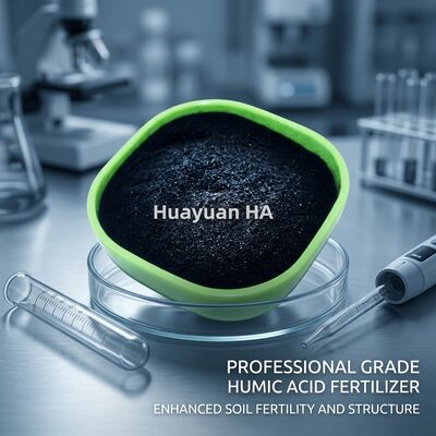 Bio Fulvic Acid Potassium Humate Flake Biostimulant with 50% Fulvic Acid for Salt Stress Mitigation and Water Saving Effect