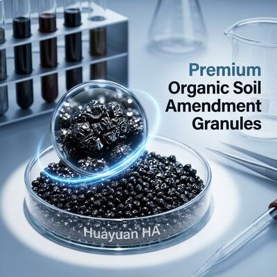 Bio Fulvic Acid Potassium Humate Flake Biostimulant with 50% Fulvic Acid for Salt Stress Mitigation and Water Saving Effect
