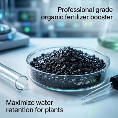 Bio Fulvic Acid Potassium Humate Flake Biostimulant with 50% Fulvic Acid for Salt Stress Mitigation and Water Saving Effect