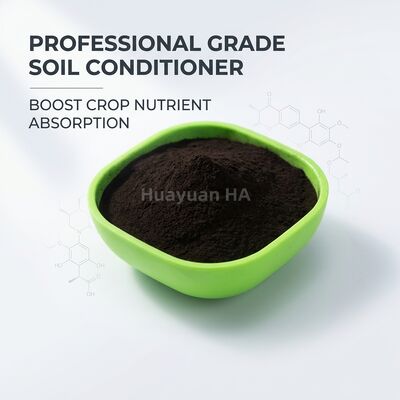 60% Humic Acid Powder Organic Additive for Soil Structure Support and Nutrient Uptake in Coconut Banana Farms